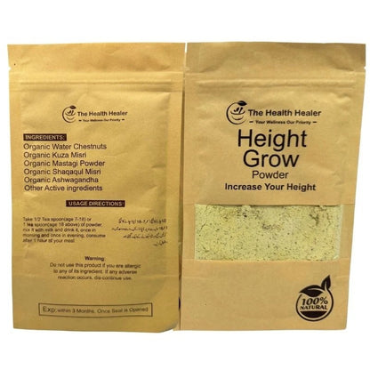 Natural Height Grow Powder (3–5) Inch Growth - Herbal, Safe, and Clinically Tested (100g)